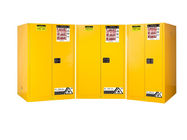 Cabinets de preuve de feu en jaune de LABORATOIRE, 45gallon meuble de rangement, meuble de rangement chimique pour le liquide inflammable