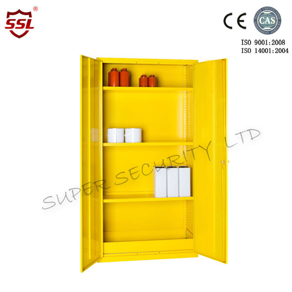 Cabinets adaptés aux besoins du client en métal d'étagères dangereuses du meuble de rangement 3 de 36 litres grands