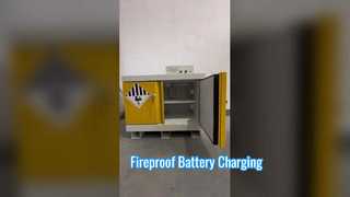 Armoire de chargement de batterie lithium-ion ignifuge SUPER EN14470, 90 minutes