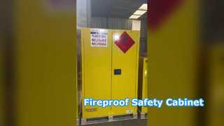 Armoire de sécurité coupe-feu haute efficacité de 45 gallons