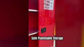 Armoire de sécurité combustible SUPER 45 gallons (170 L) | Normes industrielles inflammables conformes aux normes NFPA 30 et OSHA