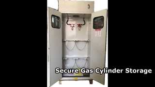 Armoire de rangement pour bouteilles de gaz 75 mm 1-4 bouteilles