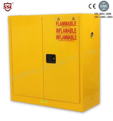 acheter 1.2mm a laminé à froid le meuble de rangement chimique dangereux en acier/Cabinets en acier industriels 30 gallons fabrication en ligne