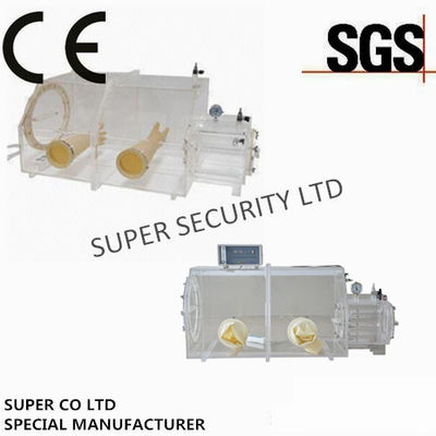 acheter Boîte à gants de laboratoire d'Acylic/boîte à gants de vide pour examiner sous l'atmosphère scellée fabrication en ligne