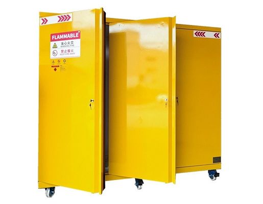 acheter Armoire de stockage de produits chimiques en acier à incendie FM avec poignée en retrait pour les matières dangereuses fabrication en ligne