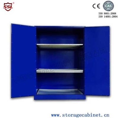 acheter Meuble de rangement corrosif sulfurique liquide chimique bleu avec 2 portes fabrication en ligne