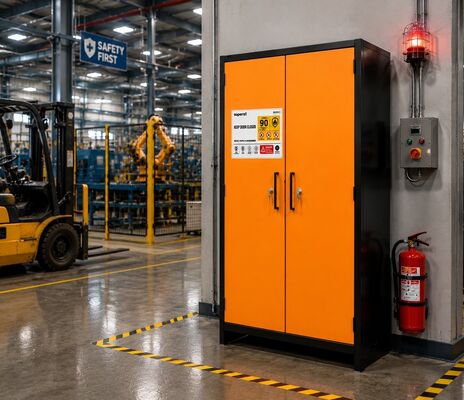 acheter SUPER EN14470 meuble de stockage de produits chimiques résistant au feu de 90 minutes fabrication en ligne