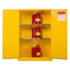 Cabinets de preuve de feu en jaune de LABORATOIRE, 45gallon meuble de rangement, meuble de rangement chimique pour le liquide inflammable