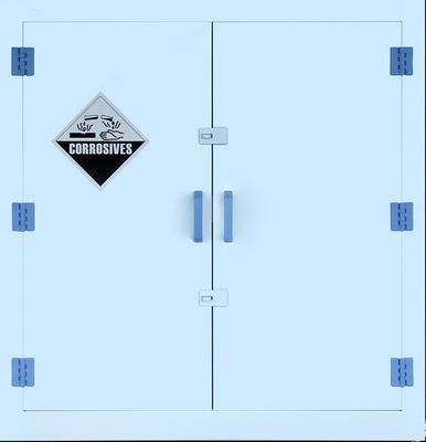 acheter Meuble de rangement corrosif de doubles plastiques des portes pp pour 45 gallons fabrication en ligne