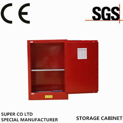 acheter Meuble de rangement chimique rouge de liquides combustibles avec 4gallon fabrication en ligne