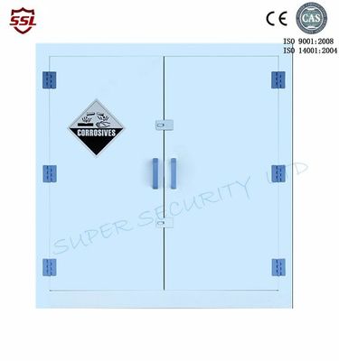 acheter Meuble de rangement corrosif de porte à deux battants en plastique dissolvante de laboratoire 30 gallons fabrication en ligne